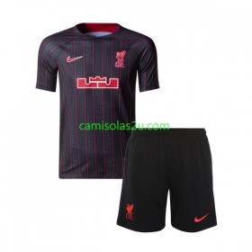 Camisolas de futebol Liverpool x LeBron James Criança Equipamento Principal 2022/23 Manga Curta